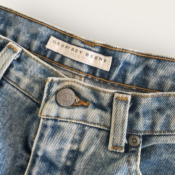 Vintage 90s Geoffrey Beene Sport High-Rise Tapered Jeans | 100% Cotton | Size 6 - Picture 4 of 7